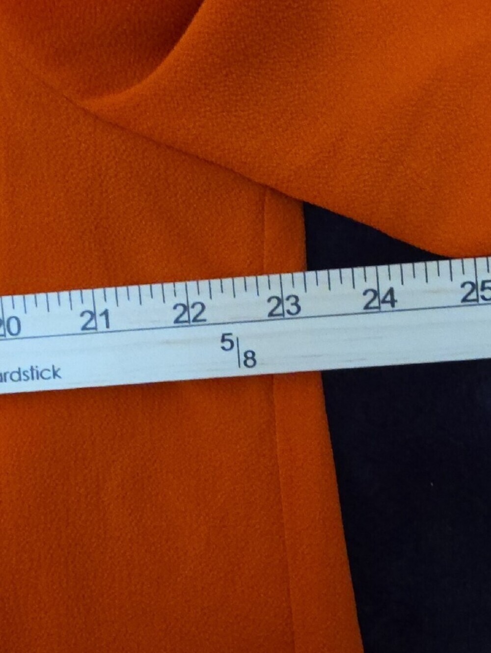 Vince Camuto Rust Orange Draped Tunic - Picture 5 of 6